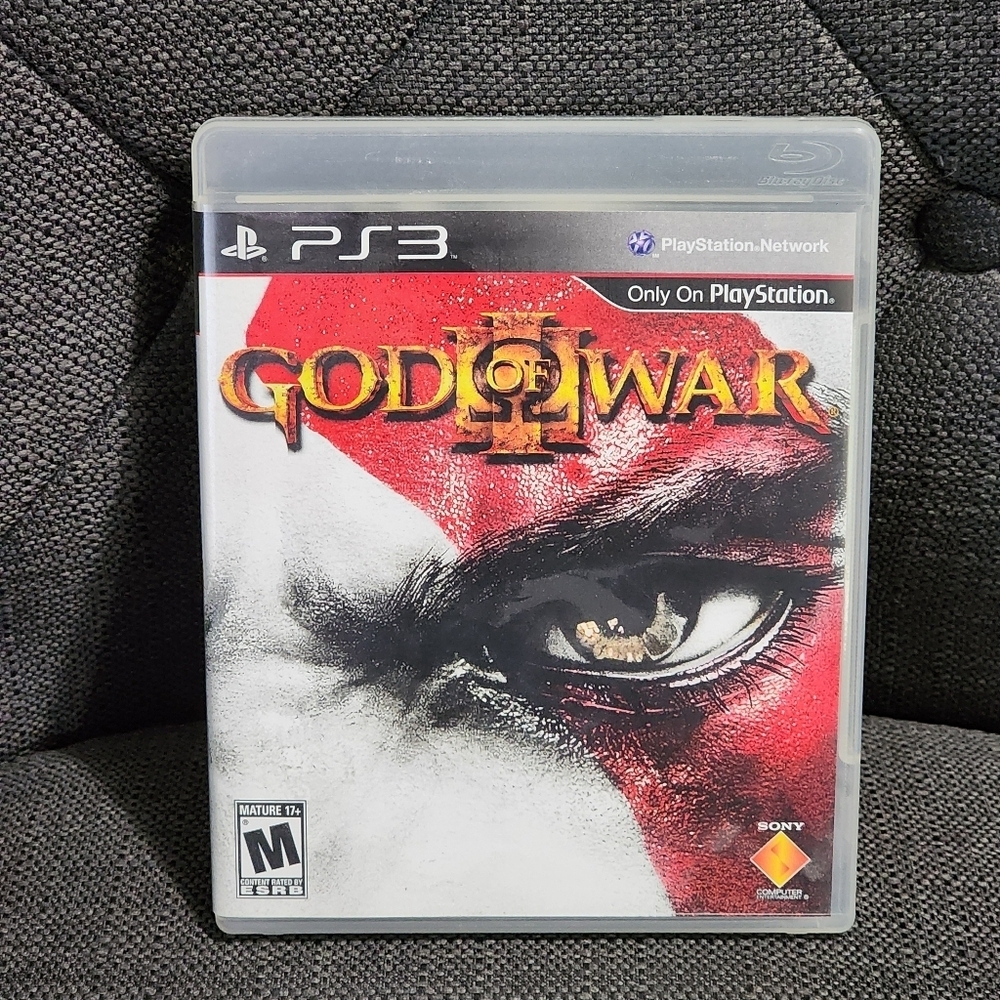 Sony God of War III for PS3 - Red and Black Cover